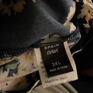 SHEIN curve 3xl short sleeve dress shirt